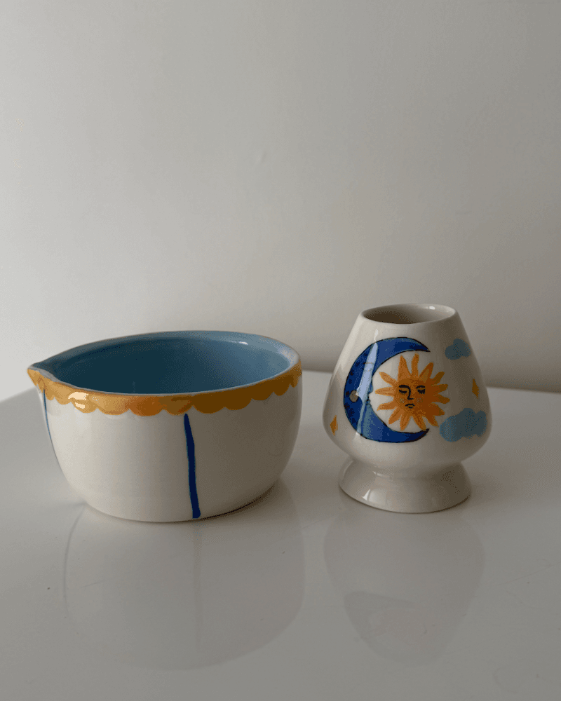 وعاء ماتشا الشمس من متجر نيلدا بوتري