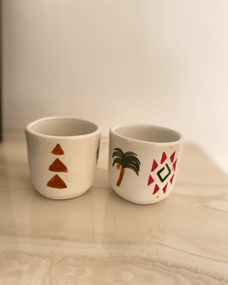 كوب الشيت من متجر عجية للخزف والفخار