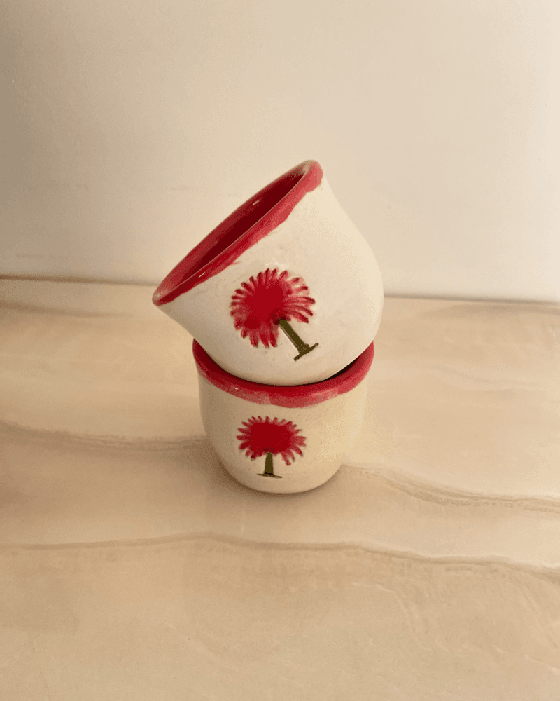 فنجان النخله من متجر عجية للخزف والفخار