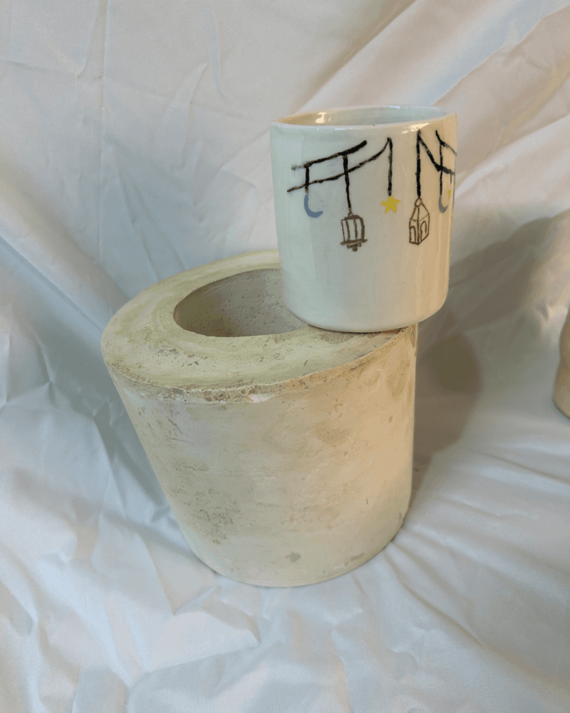 قالب جبس لكوب حجم ٣٠٠مل من متجر استوديو النجمة