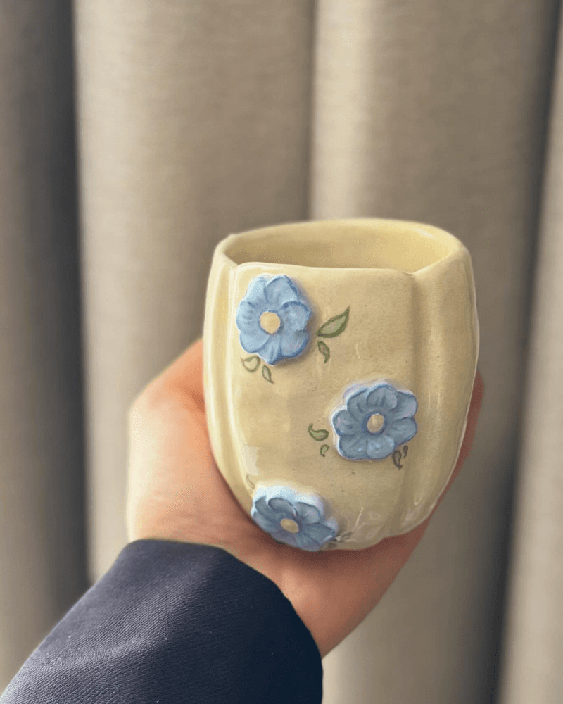 صورة كوب خزفي - بوتري فلاور