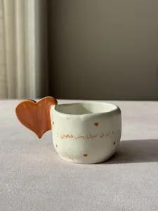 كوب مسكة قلب